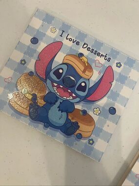 Stitch I Love Desserts 42 color eyeshadow palette with mirror. New